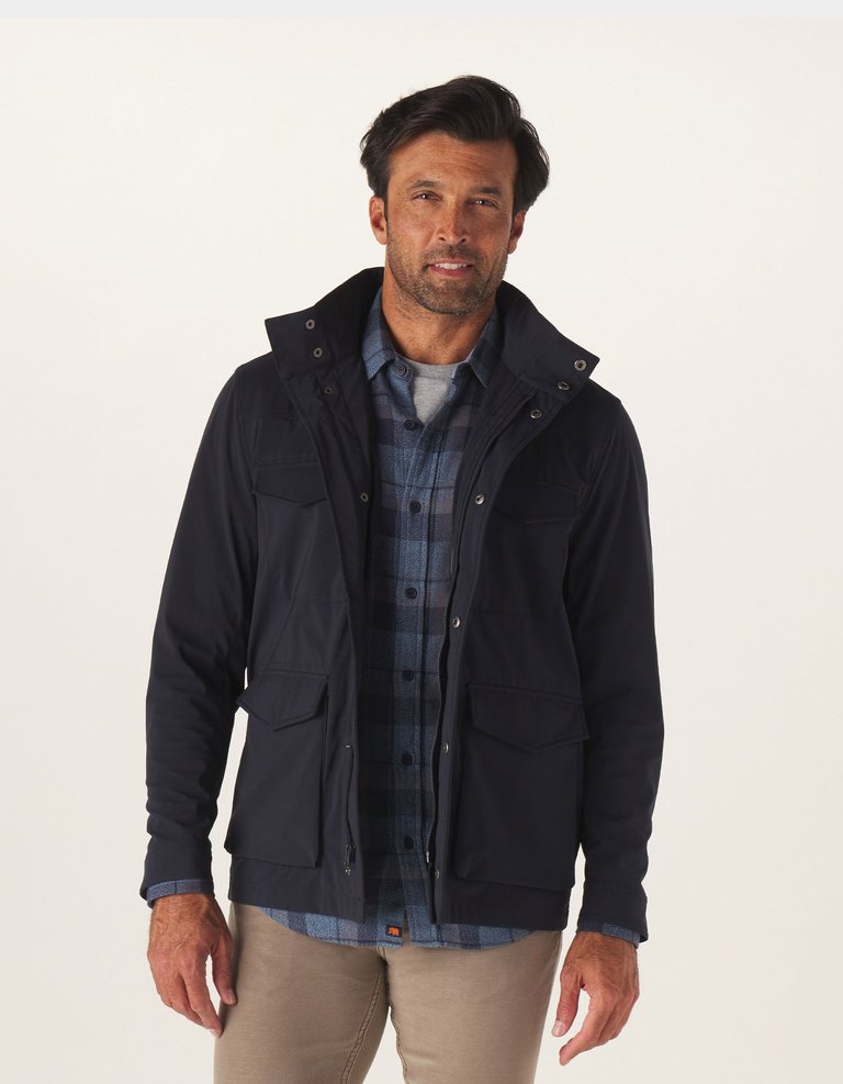 Bonded Shell Jacket - Navy