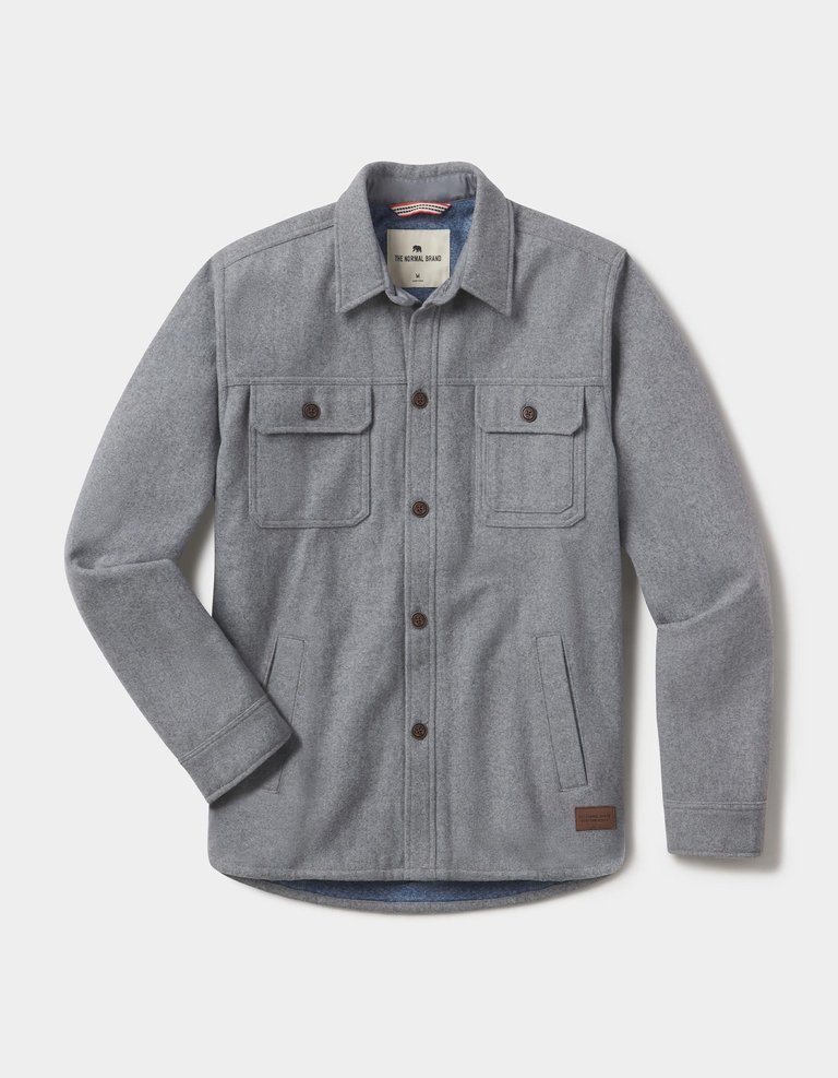 Brightside Flannel Lined Workwear Jacket - Ash