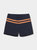 Button Front Trunks - Navy-Copper