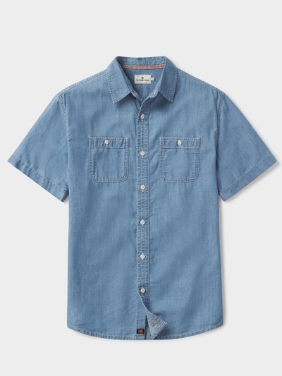 The Normal Brand Chambray Short Sleeve Button Up product