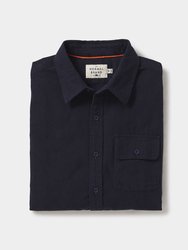 Chamois Button Up Shirt - Navy
