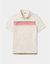Chip Pique Polo T-Shirt - Mineral Red Script