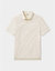 Chip Pique Polo T-Shirt - Ivory
