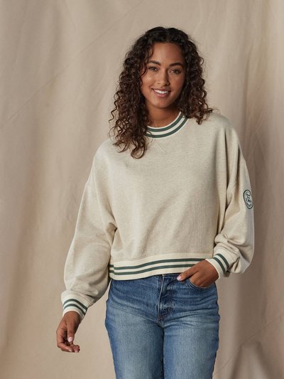 The Normal Brand Cole Terry Varsity Crewneck Sweatshirt product