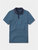 Color Block Performance Polo - Mineral Blue-Navy