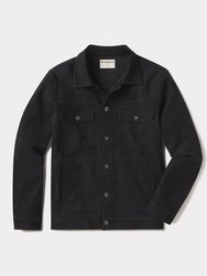 Comfort Terry Trucker Jacket - Black