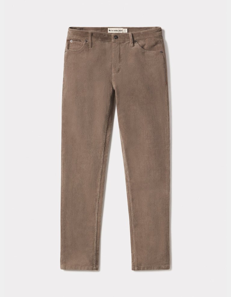 Cord 5 Pocket Pant - Taupe