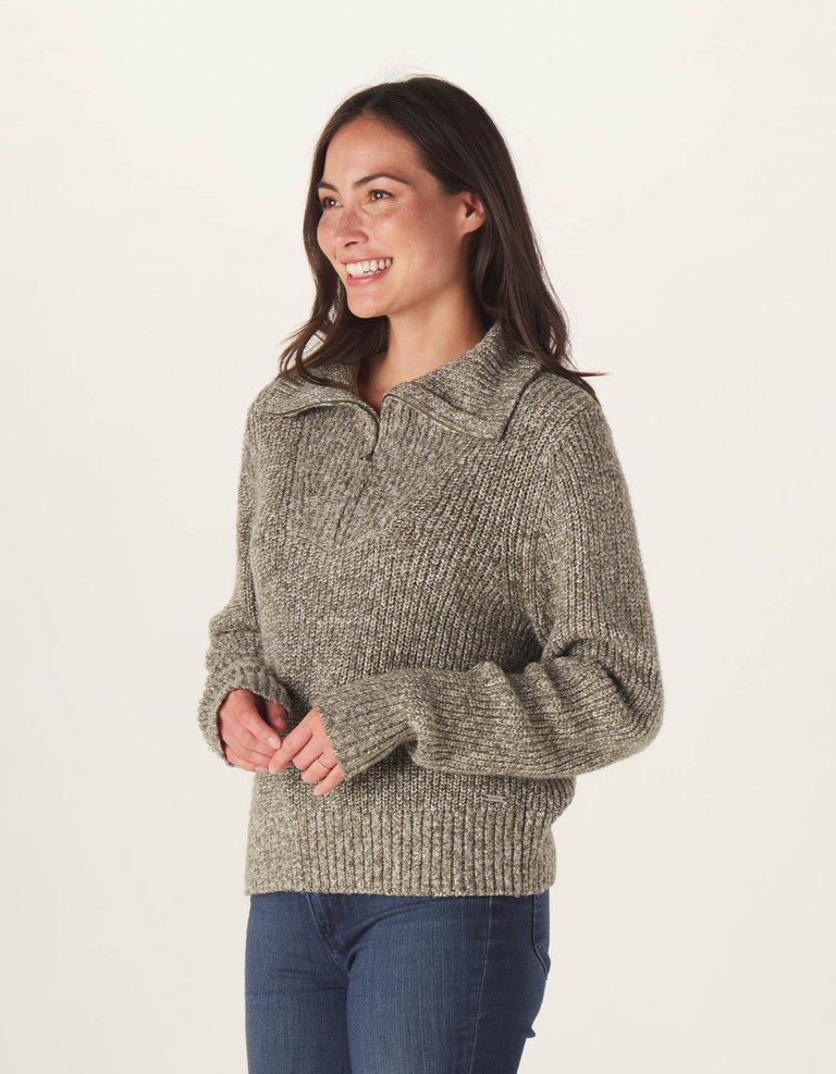 Dani Quarter Zip Sweater