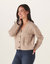 Elsie Fisherman Cardigan - Latte