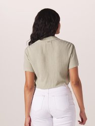 Ezra Crepe Cropped Shirt