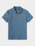 Fore Stripe Performance Polo - Mineral Blue