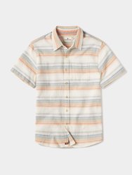 Freshwater Short Sleeve Button Up Shirt - Canyon Stripe