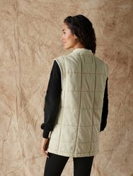 Jackie Premium Fleece Quilted Vest