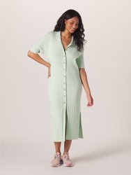 Jolene Knit Polo Dress - Saguaro