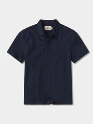 Knit Getaway Button Up - Navy