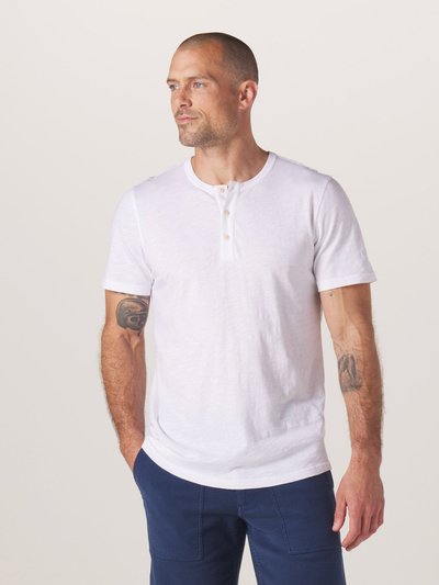 The Normal Brand Legacy Jersey Henley - White product