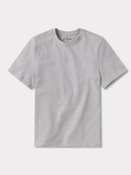 Lennox Jersey Relaxed Tee - Heathered Grey
