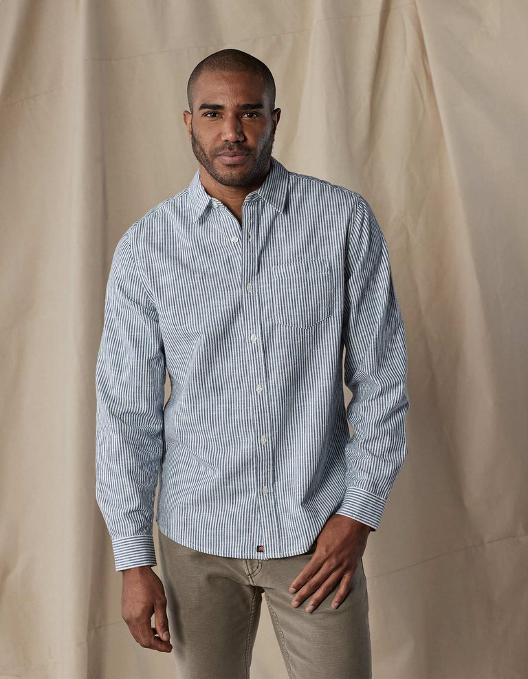 Lived-In Cotton Long Sleeve Button Up
