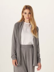 Malakos Knit Cardigan - Heathered Grey