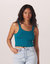 Marilyn Knit Tanktop - Dark Oasis Multi