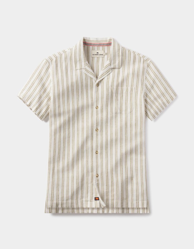 Men's Freshwater Camp Shirt - Agave Stripe
