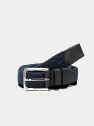 Performance Braided Belt - Navy