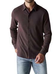 Puremeso Acid Wash Button Up Shirt - Java