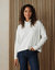 Puremeso Funnel Neck Pullover In Stone - Stone