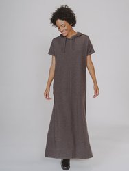 Puremeso Hooded Maxi Dress