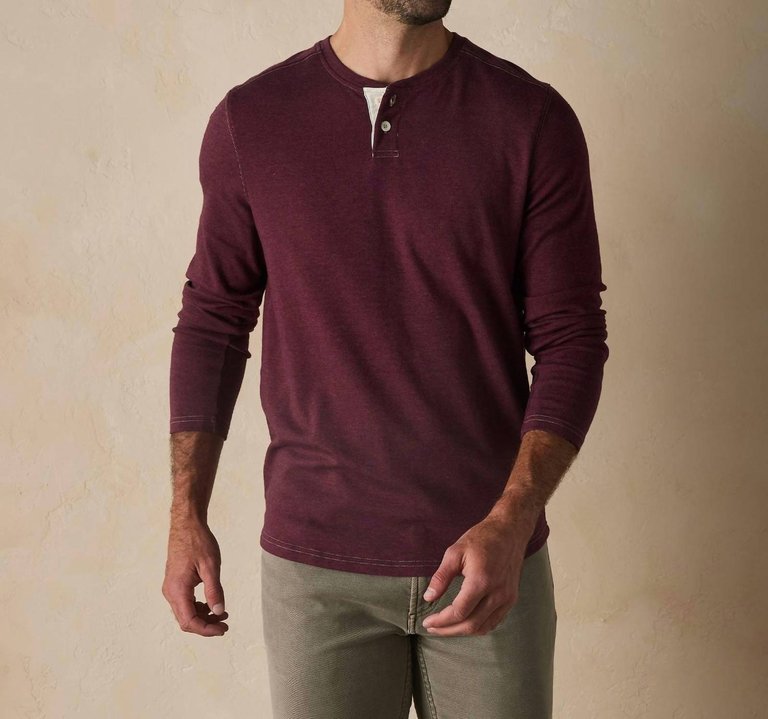 Puremeso Two Button Henley T-Shirt