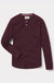 Puremeso Two Button Henley T-Shirt - Wine