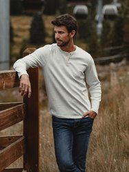 Puremeso Two Button Henley