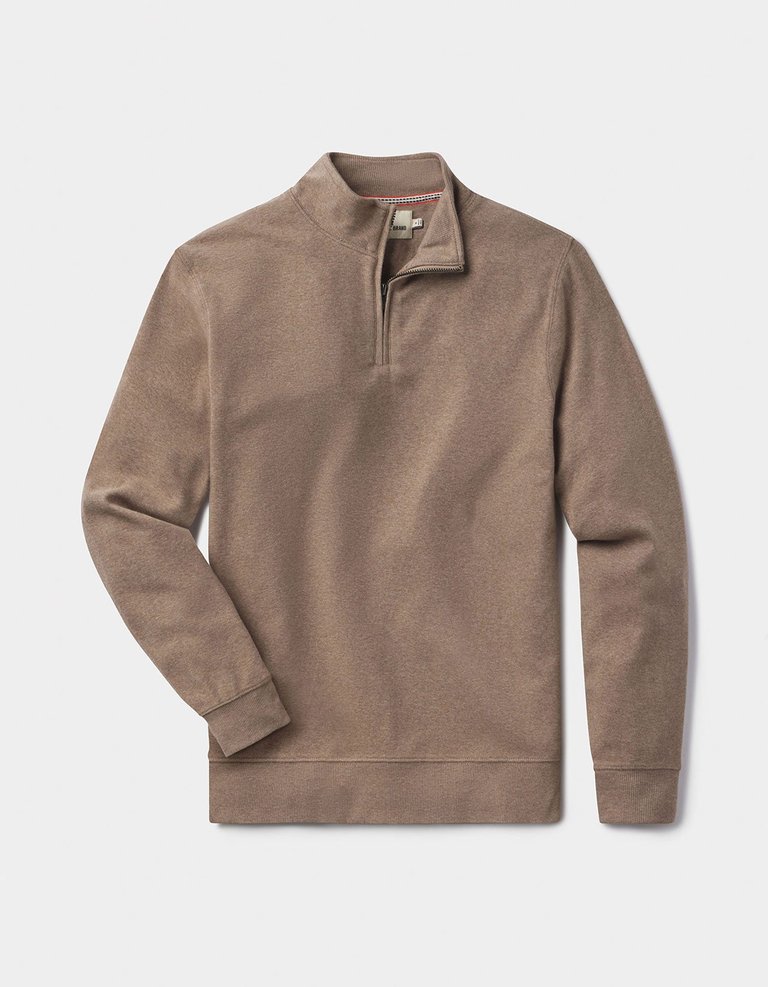 Puremeso Weekend Quarter Zip - Taupe