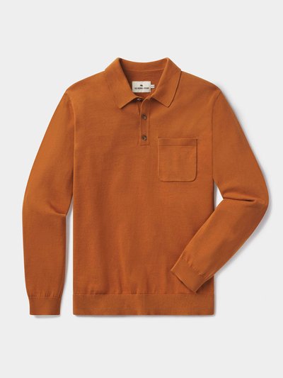The Normal Brand Robles Knit Long Sleeve Polo T Shirt product