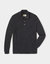 Roll Hem Button Pullover - Charcoal