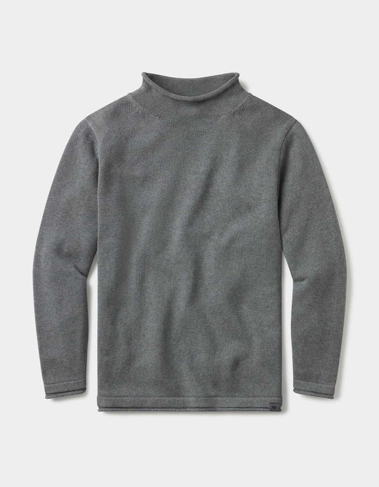 Roll Neck Sweater - Grey