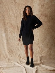 Rosa Sweater Dress - Black