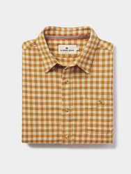 Stephen Button Up Shirt - Honey Plaid