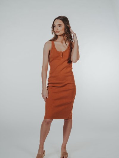 The Normal Brand Two-Button Snap Midi Dress product