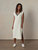 Victoria V-Neck Dress - Cream