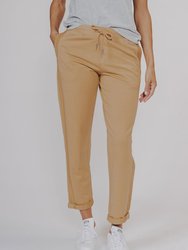 Women's Classic Terry Looped Sweatpant - Camel