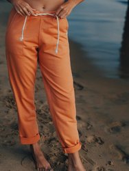 Women's Lounge Terry Pant - Copper