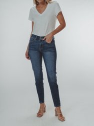 Women's Mid-Rise Normal Jeans - Medium Blue