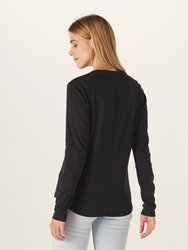 Women's Puremeso Henley - Black