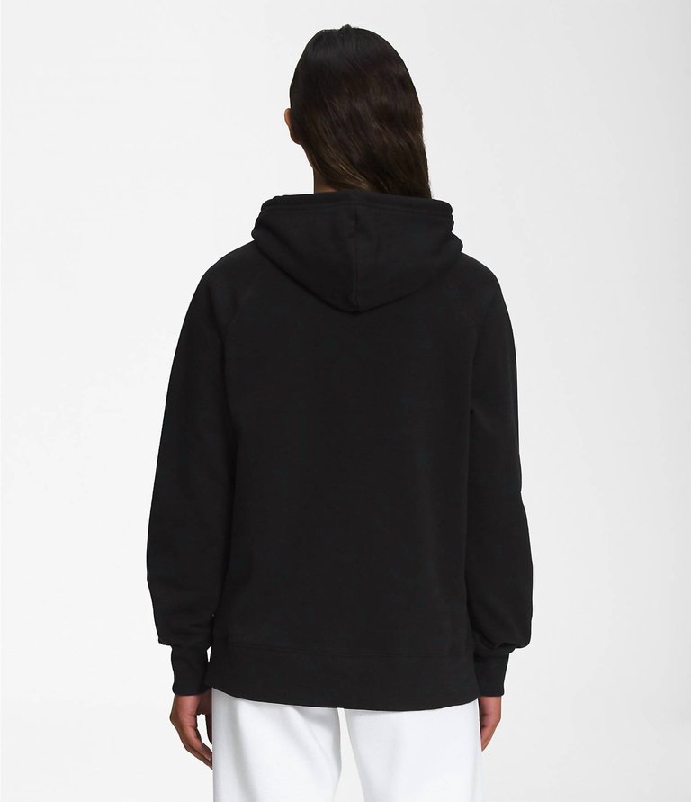 Half Dome Pullover Hoodie In Tnf Black/White