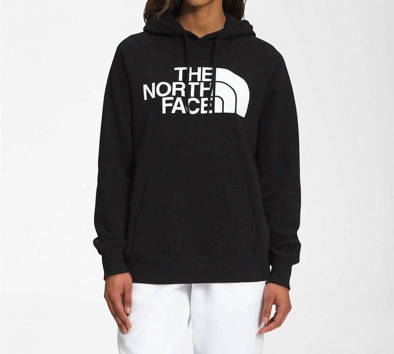 Half Dome Pullover Hoodie In Tnf Black/White - Tnf Black/White