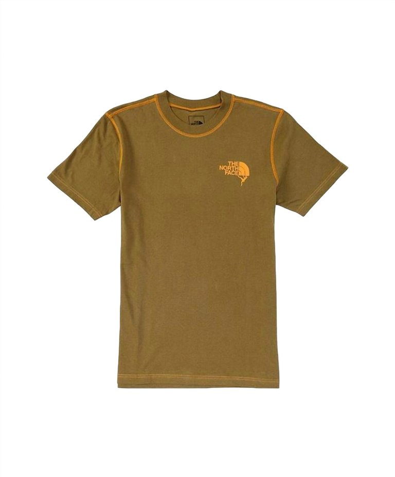 Men's Dome Climb Short Sleeve Tee In Military Olive - Military Olive