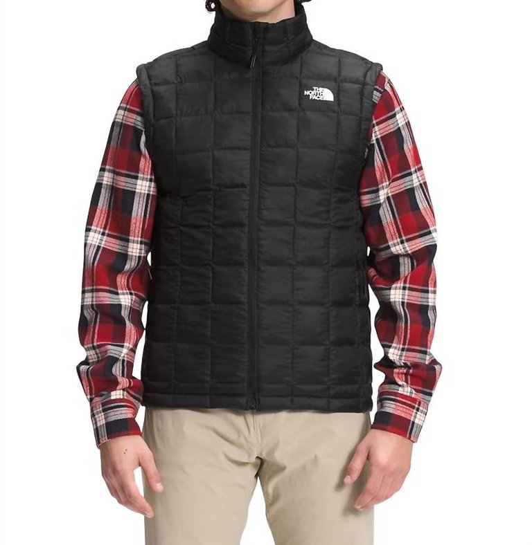 Thermoball Eco Vest In Black - Black