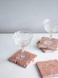 Juliet's Rose (Marble Coaster Set)