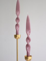 Taper Candle Set - Mauve